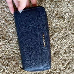 Navy Blue Michael Kors wallet